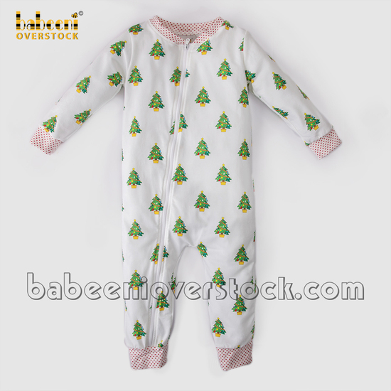 Printed Christmas tree boy bubble  - BB2324